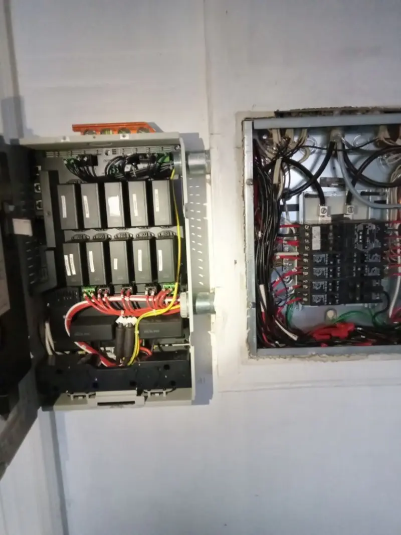 Electrical panel upgrade completed for Security Camera Wiring in Fort Gratiot